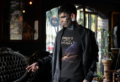 t-shirt-mockup-of-a-goth-man-with-a-tattooed-face-and-piercings-wearing-a-jacket-26868